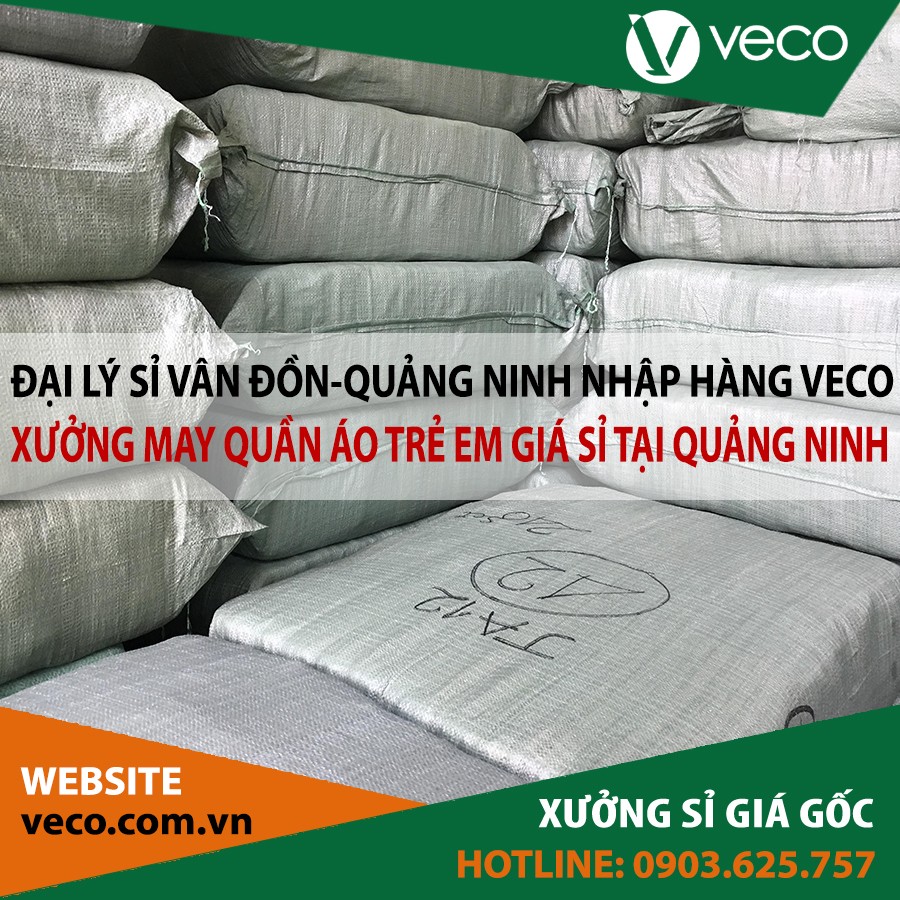 VECO-Xưởng may quần áo trẻ em giá sỉ tại Quảng Ninh